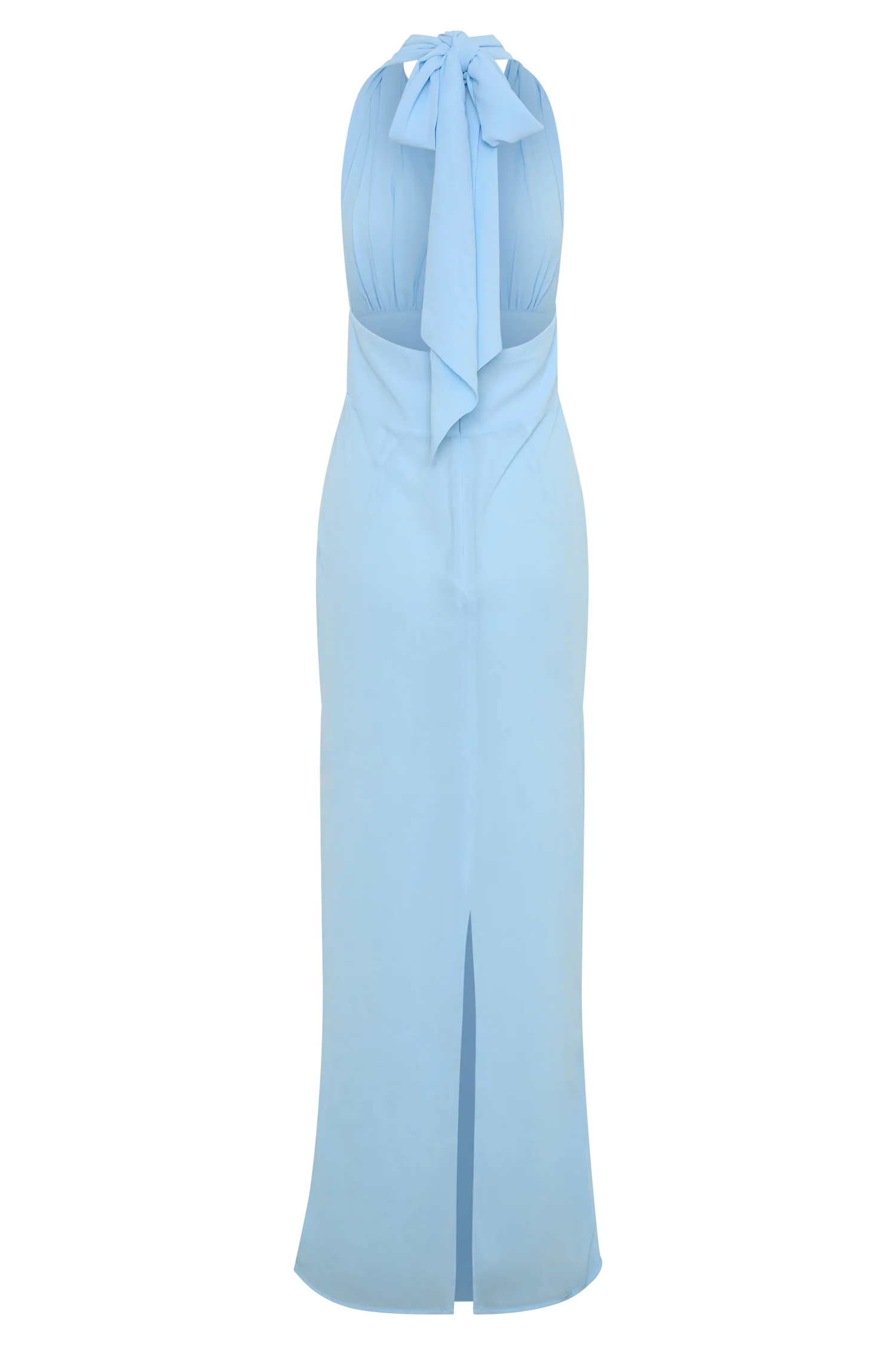 Nadine Halter Chiffon Maxi Dress - Blue - Image 8