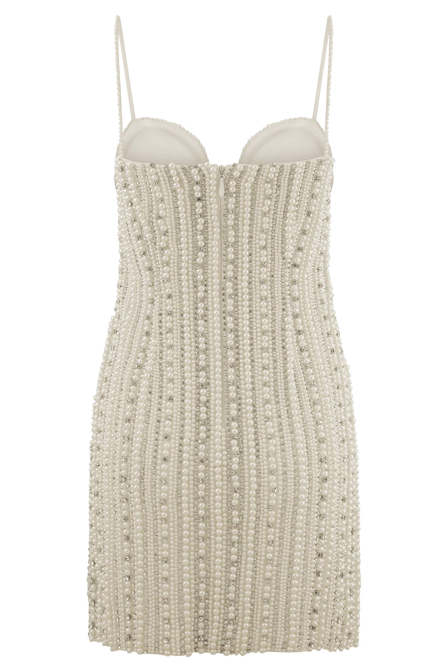 Naveena Embellished Mini Dress - Silver - Image 11
