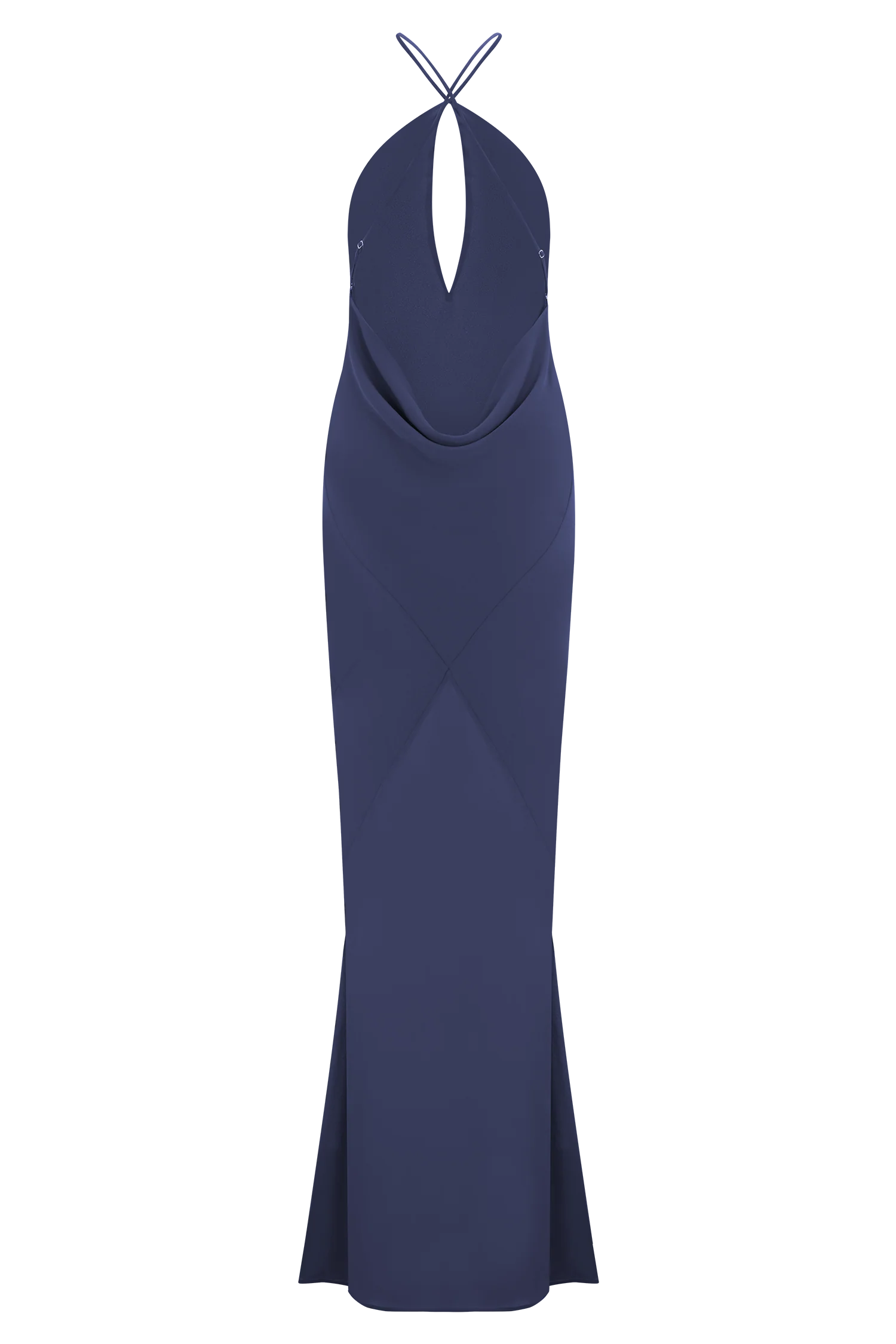 Nerea Slip Halter Maxi Dress - Purple Ink - Image 6