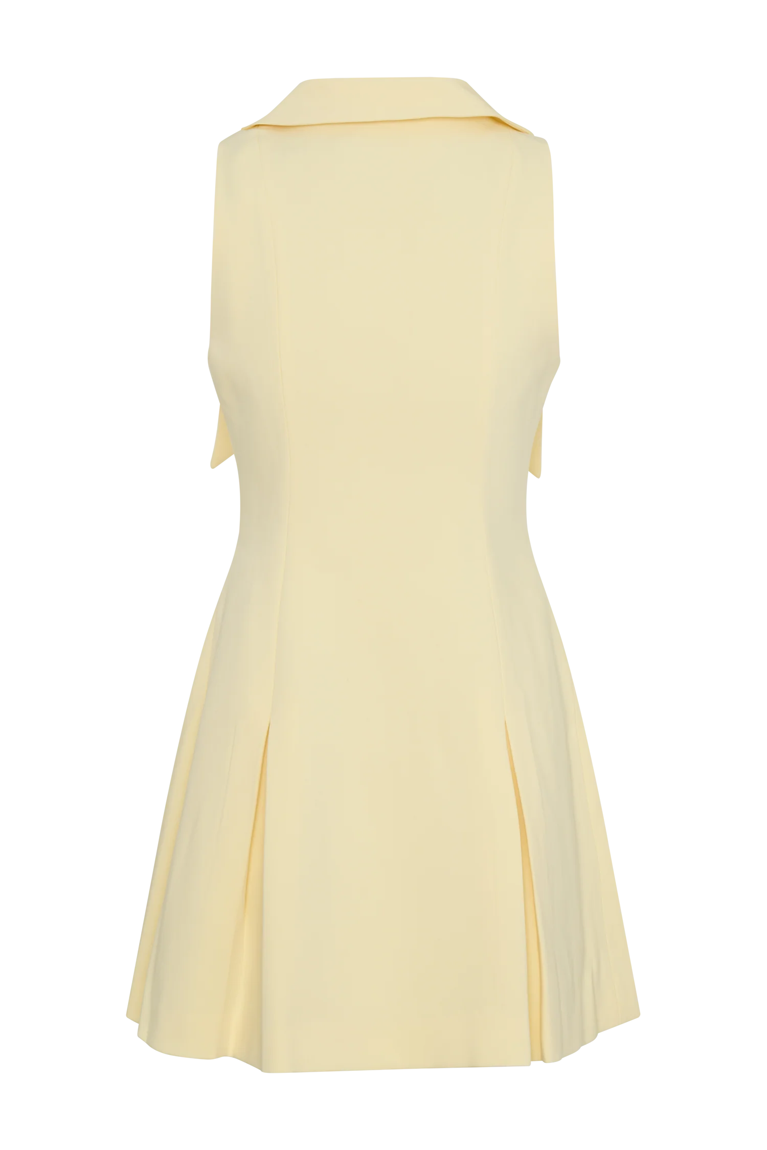 Oli Sleeveless Mini Dress - Lemon - Image 8