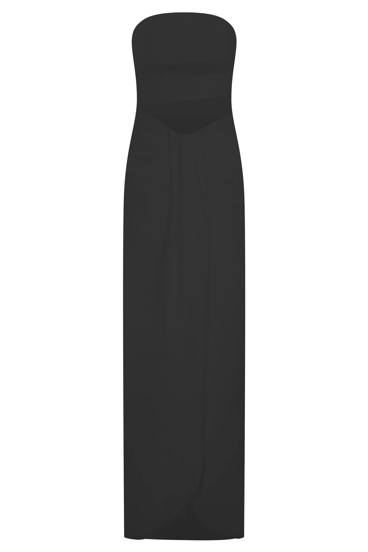 Paulina Cut Out Strapless Maxi Dress - Black - Image 8