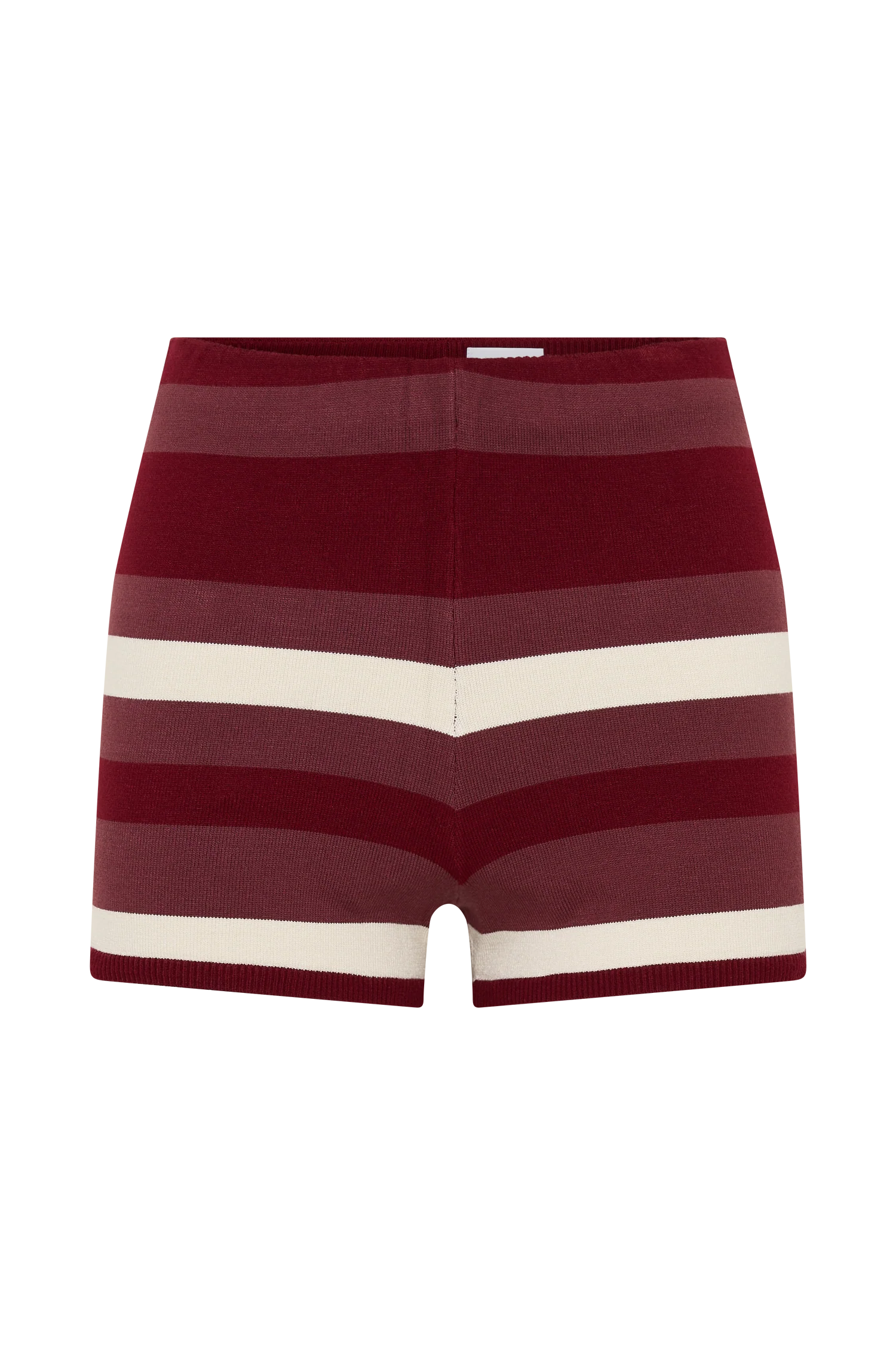 Philly Stripe Knit Short - Burgundy/Cream - Image 10