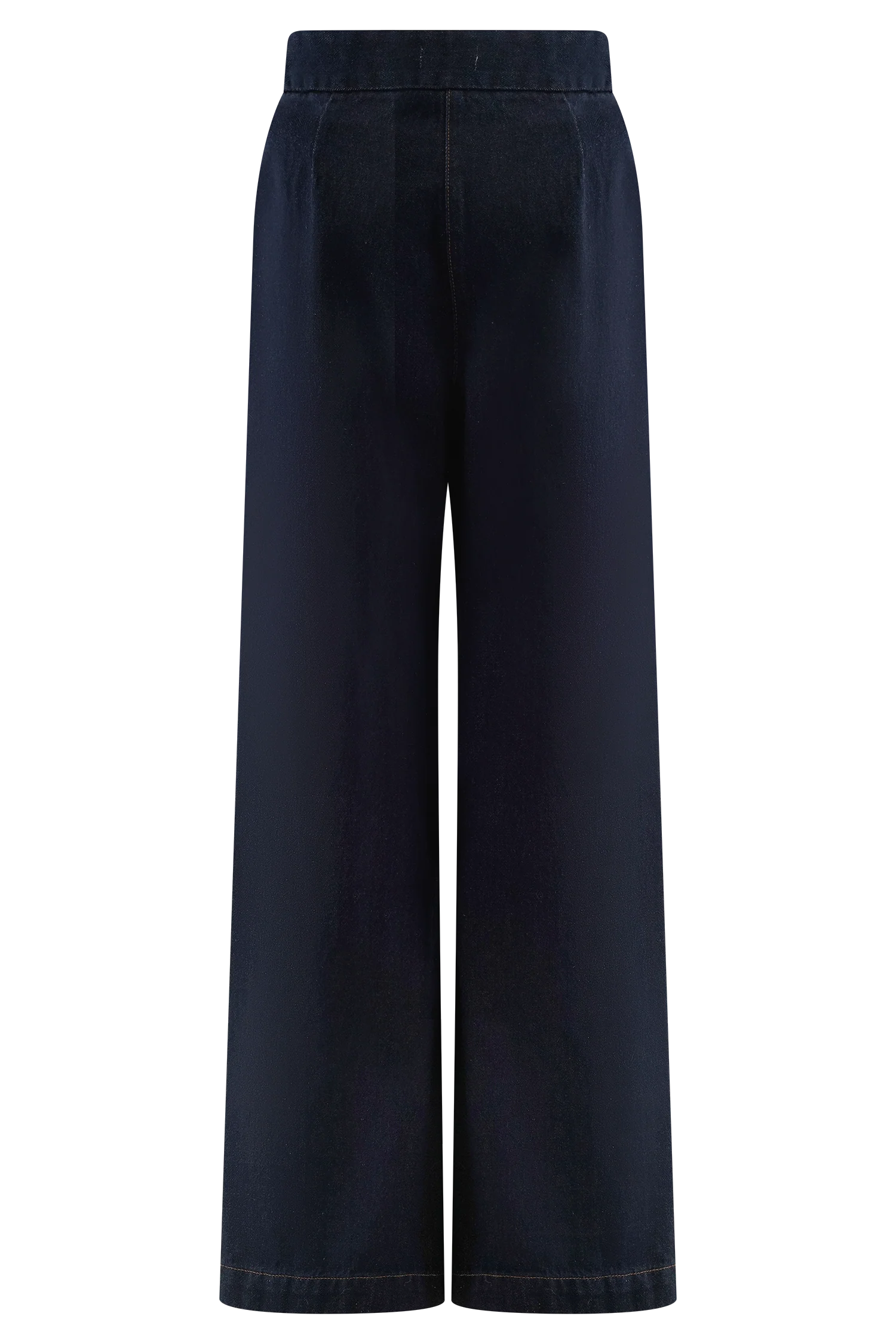 Rayne Wide Leg Denim Jeans - Indigo Blue - Image 4