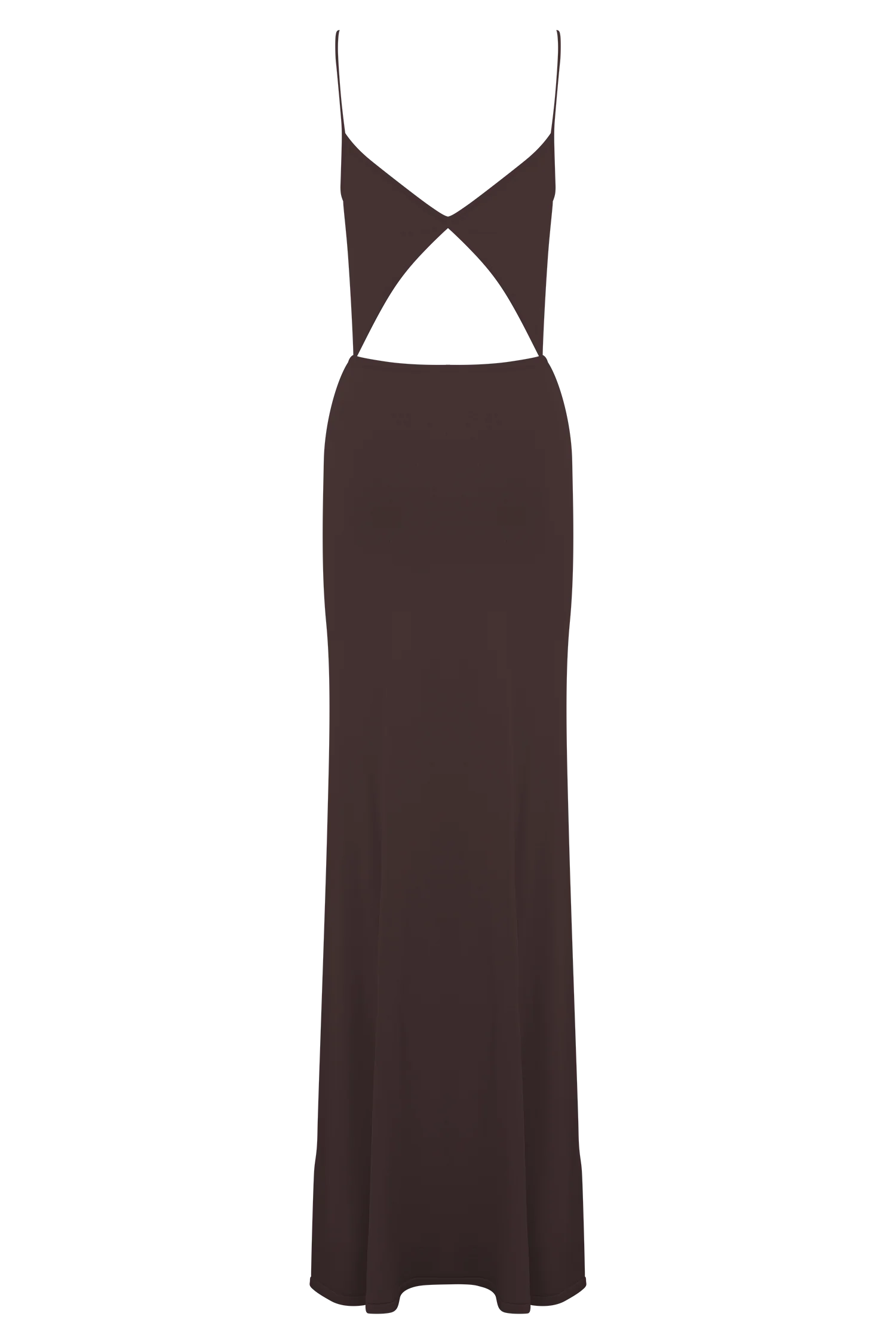 Reama Wrap Over Knit Maxi Dress - Chocolate - Image 5