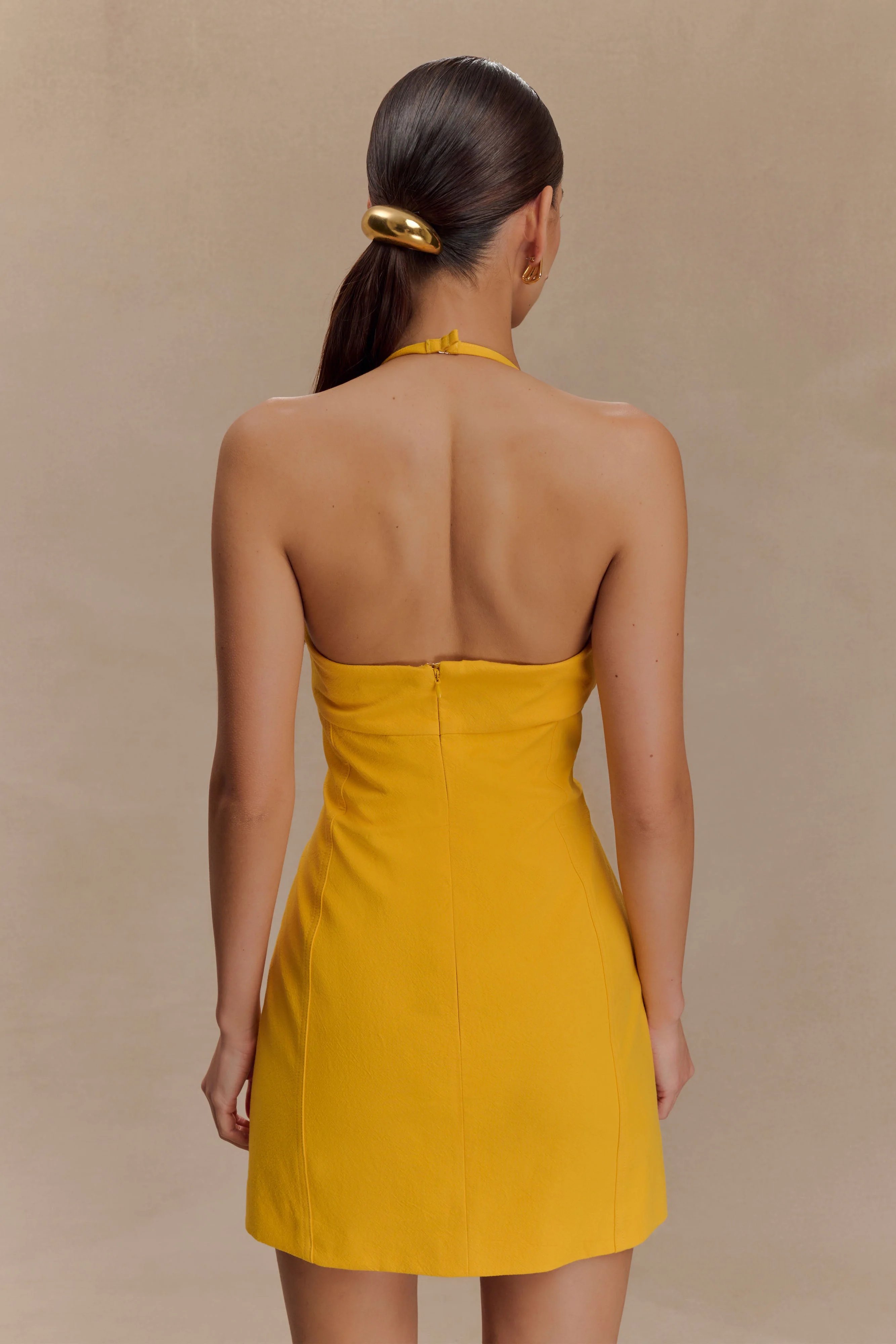 Reyes Cotton Floral Mini Dress - Butterscotch - Image 7