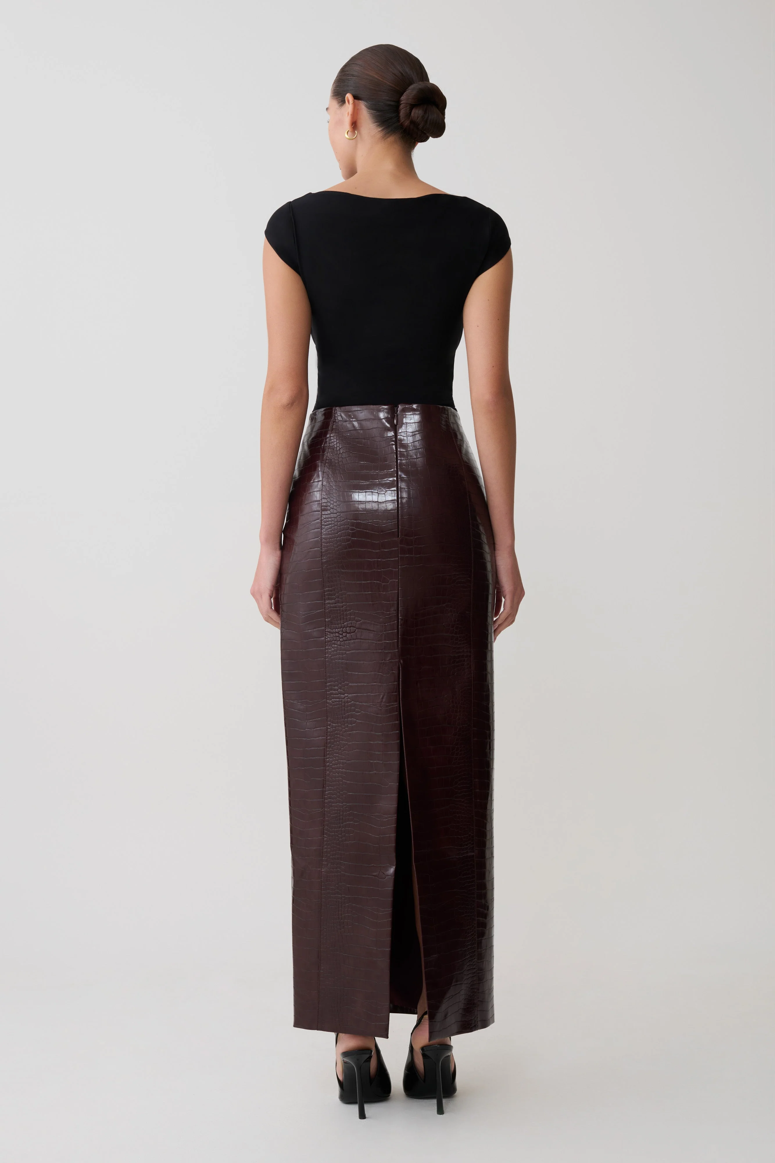 Romana Short Sleeve Mesh Top - Black - Image 5