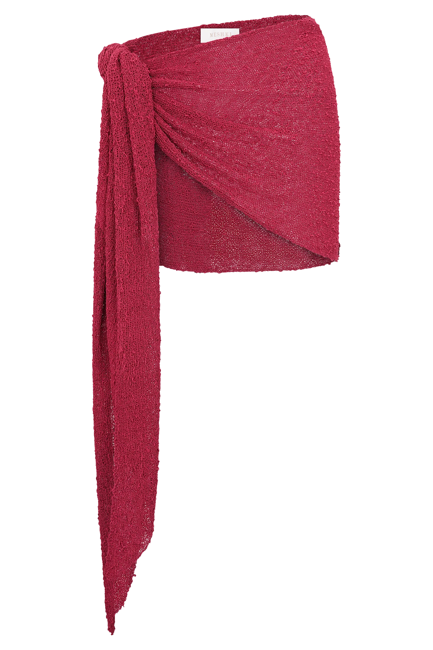 Sammy Boucle Knit Cover Up - Dragonfruit - Image 6