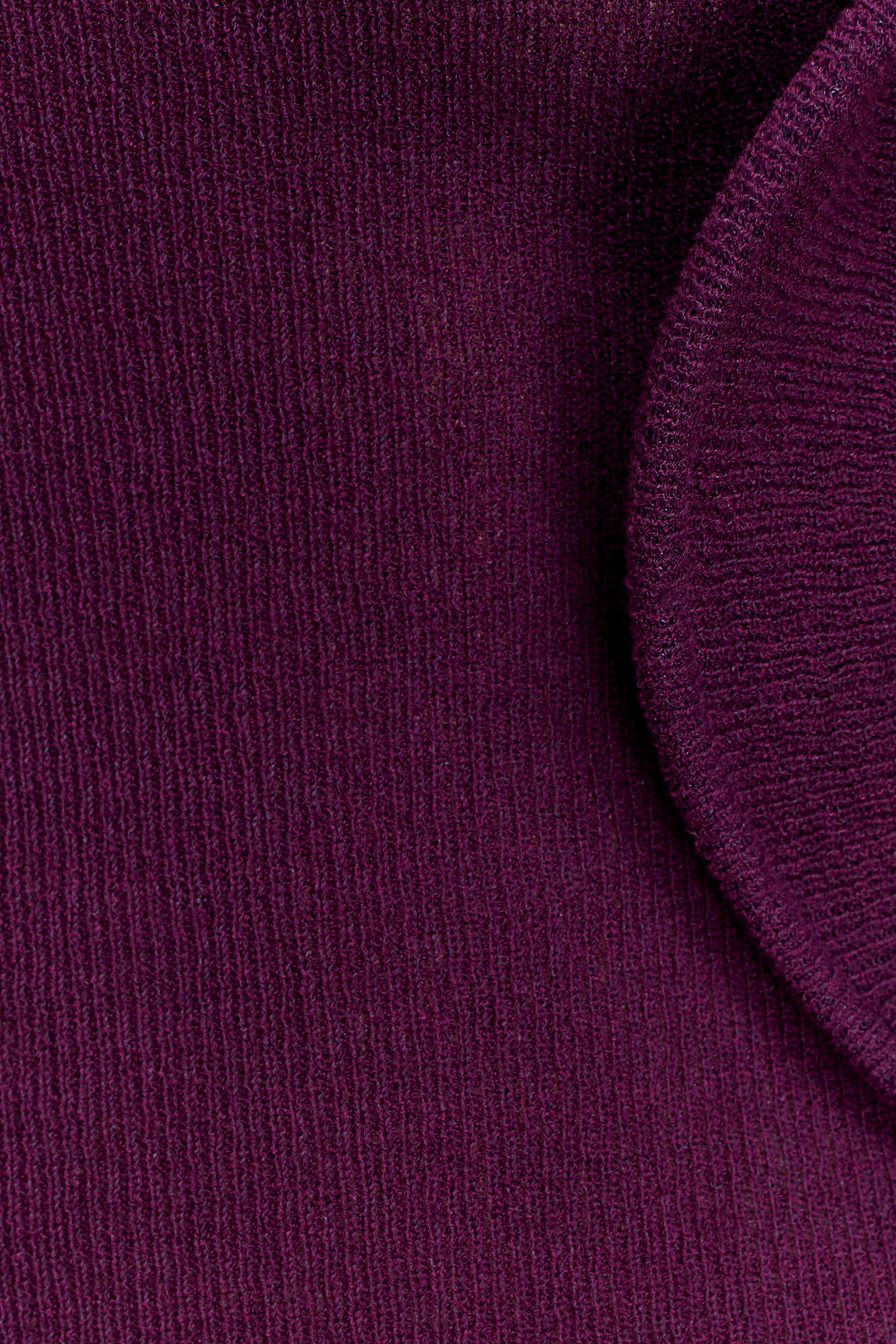 Sandrine Off Shoulder Knit Maxi Dress - Plum - Image 6