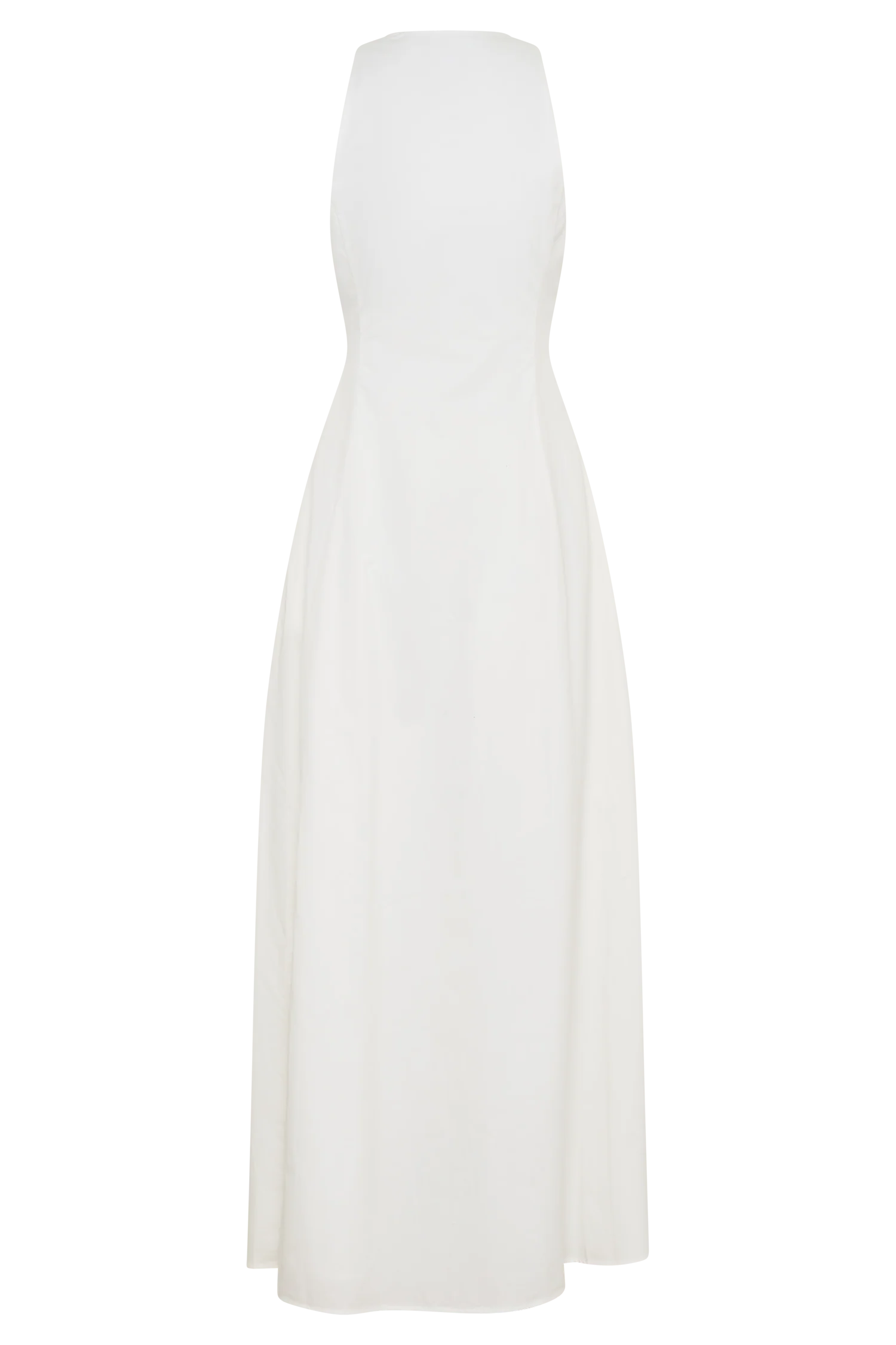 Sienna Button Down Maxi Dress - White - Image 8