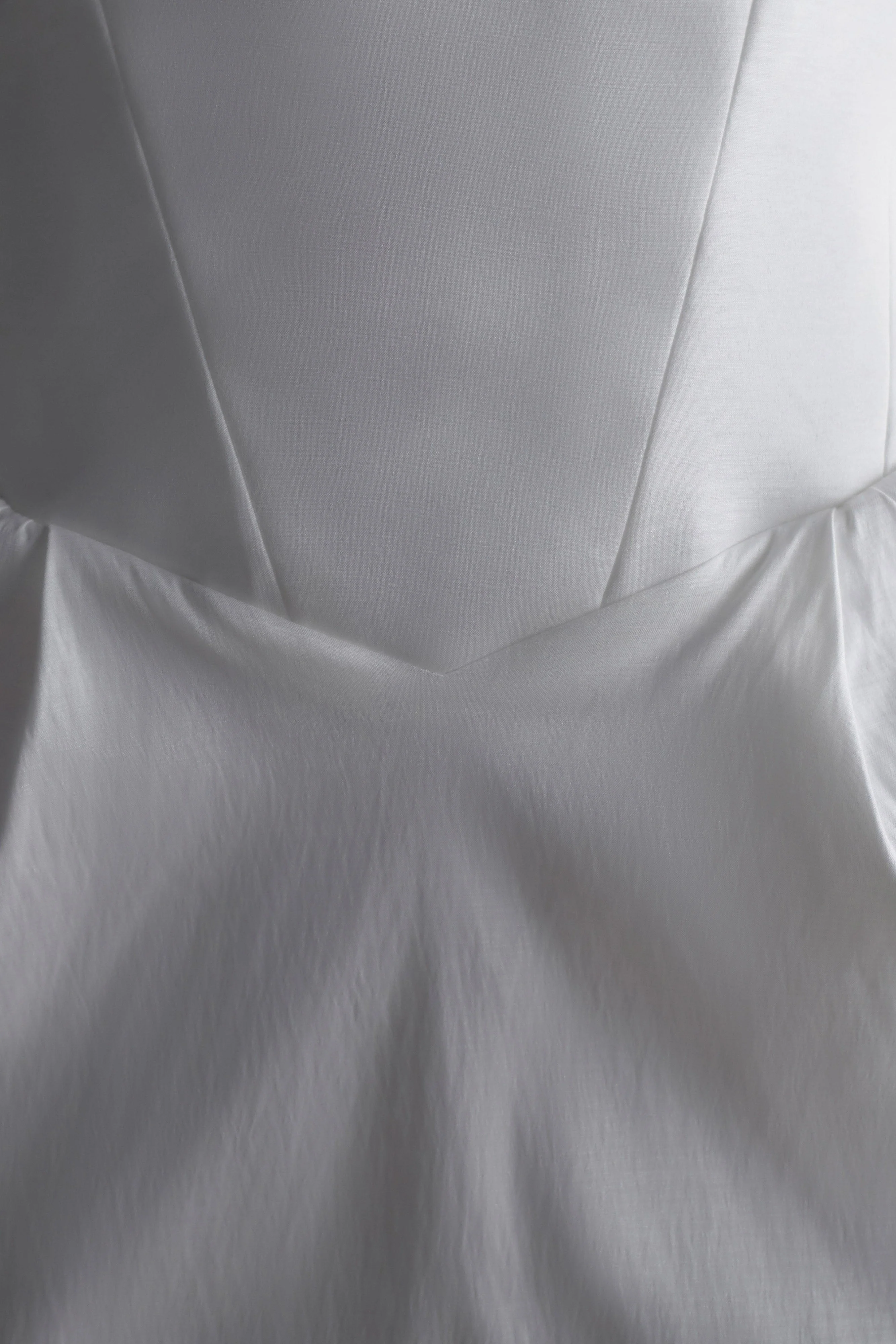 Suzette Taffeta Bow Mini Dress - White - Image 12