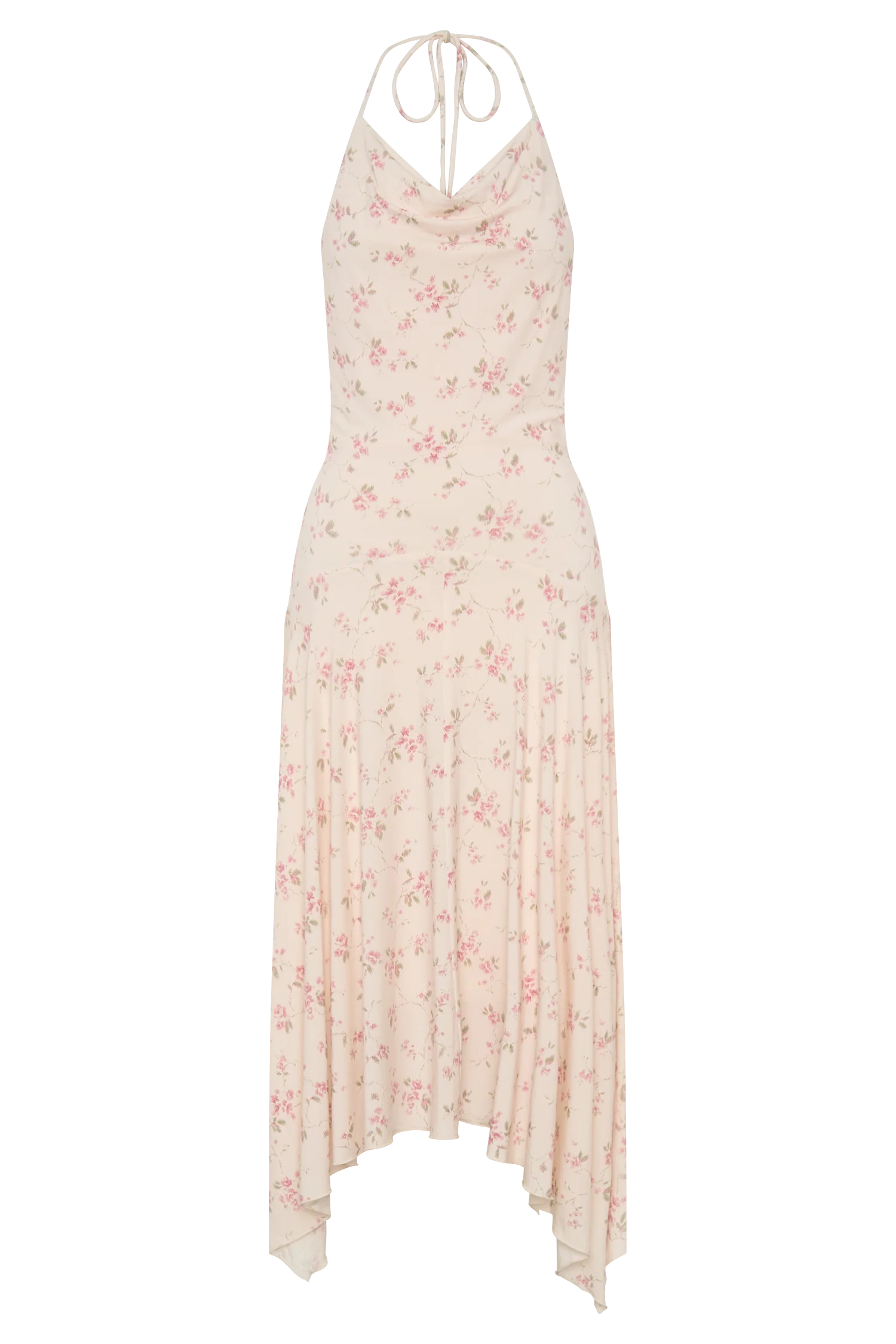 Sylvie Modal Hankie Midi Dress - Floral Ditsy Print - Image 7