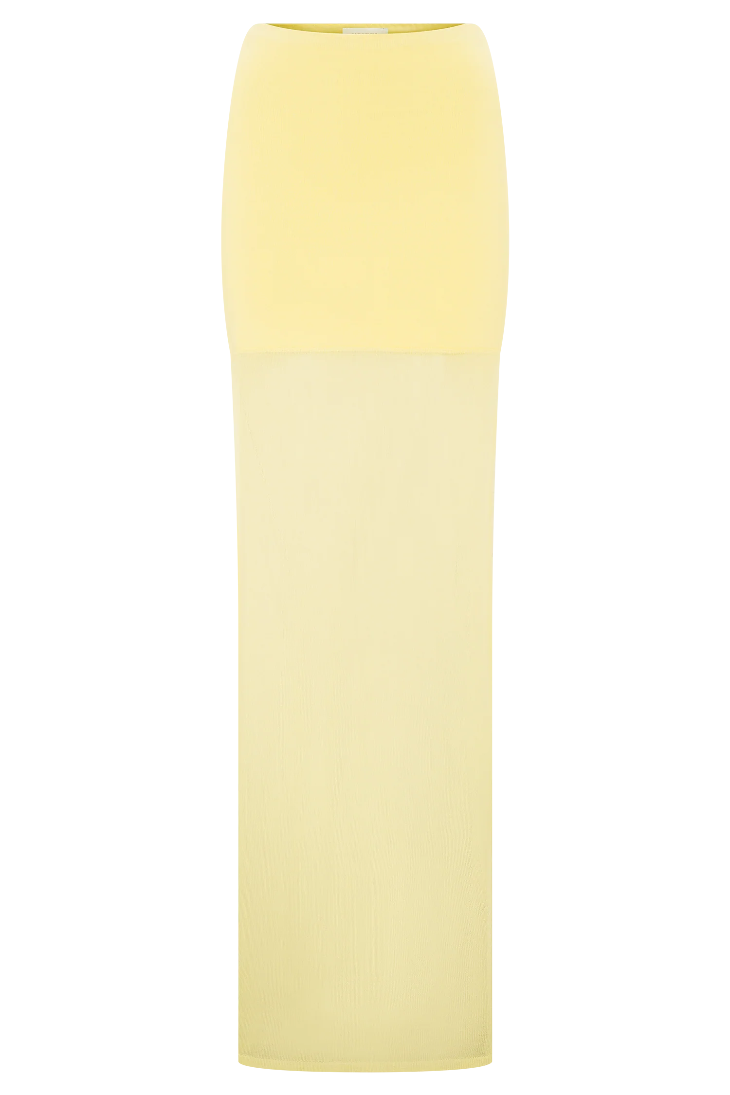 Tanyel Sheer And Bandage Knit Maxi Skirt - Lemon - Image 10