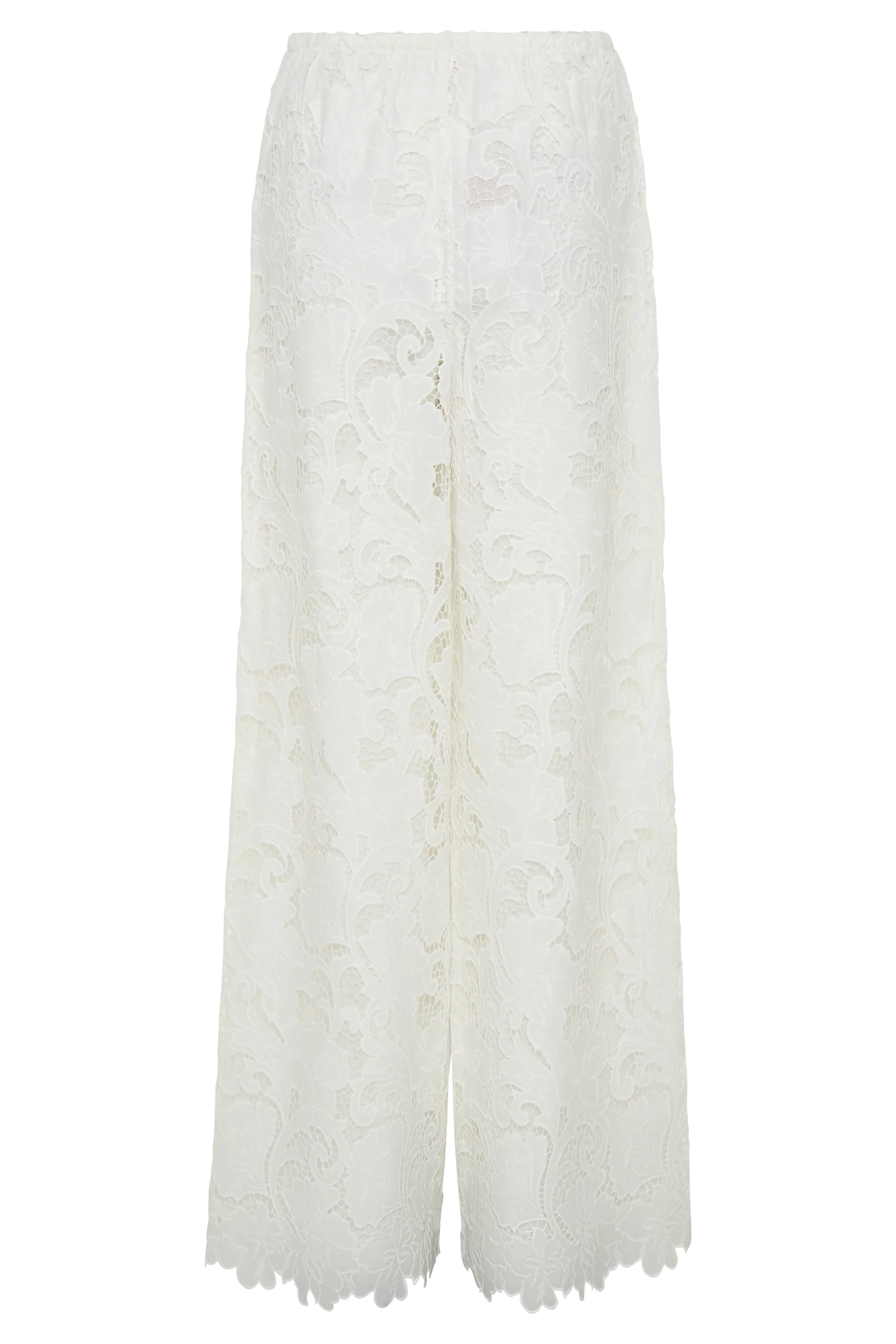 Tessa Broderie Straight Leg Pants - White - Image 13