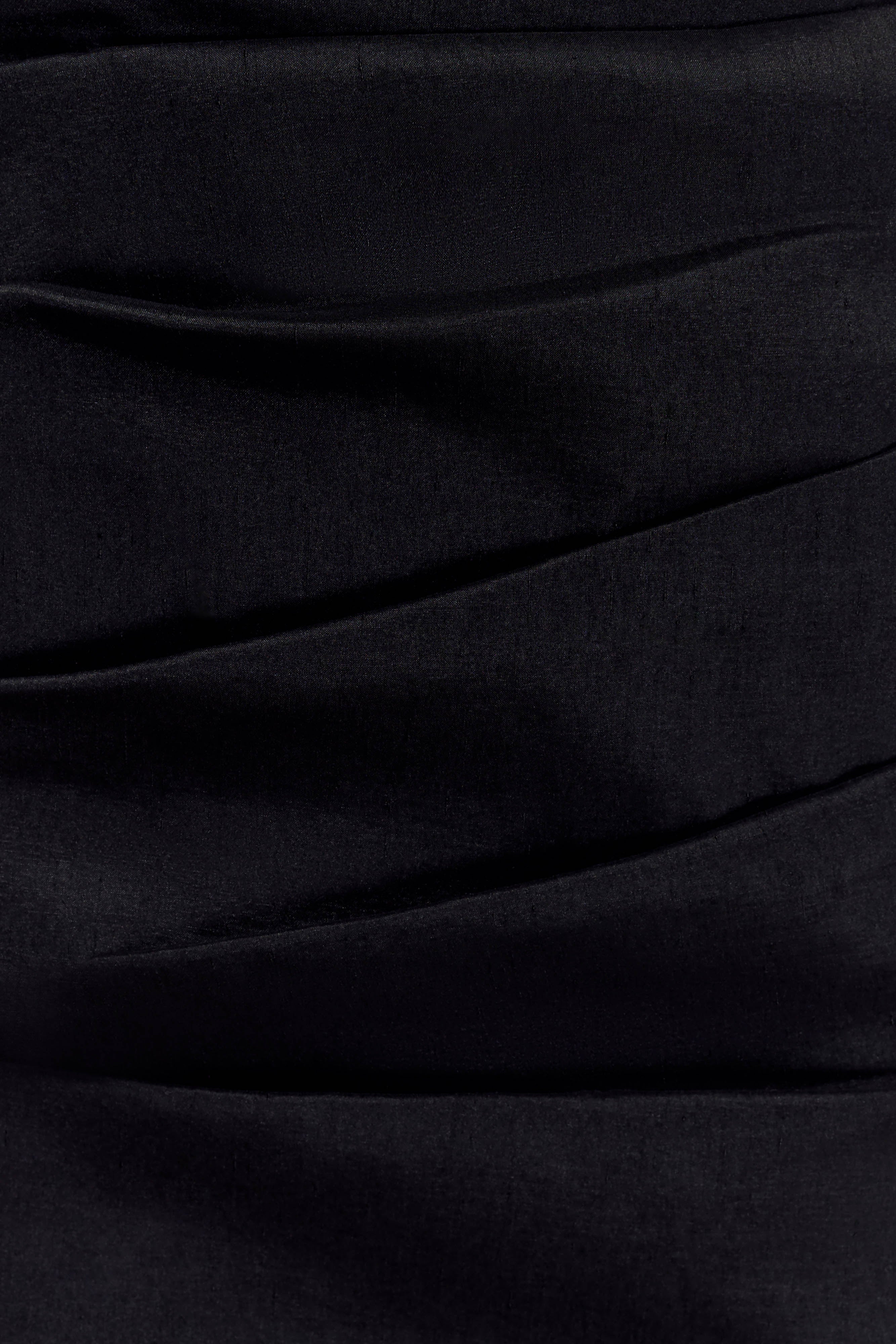 Thelma Bardot Maxi Dress - Black - Image 6