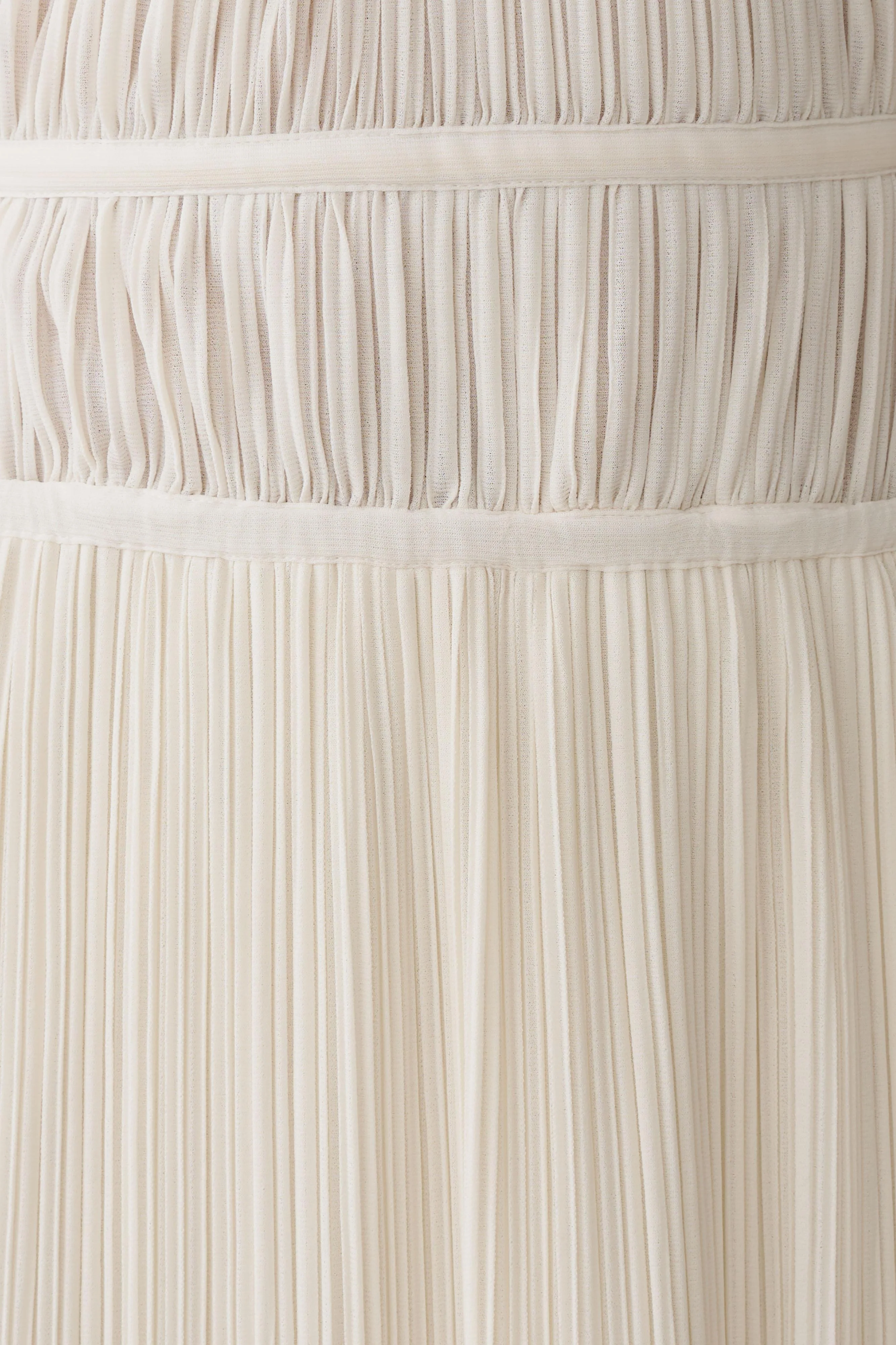 Thien Cowl Halter Midi Dress - Ivory - Image 7