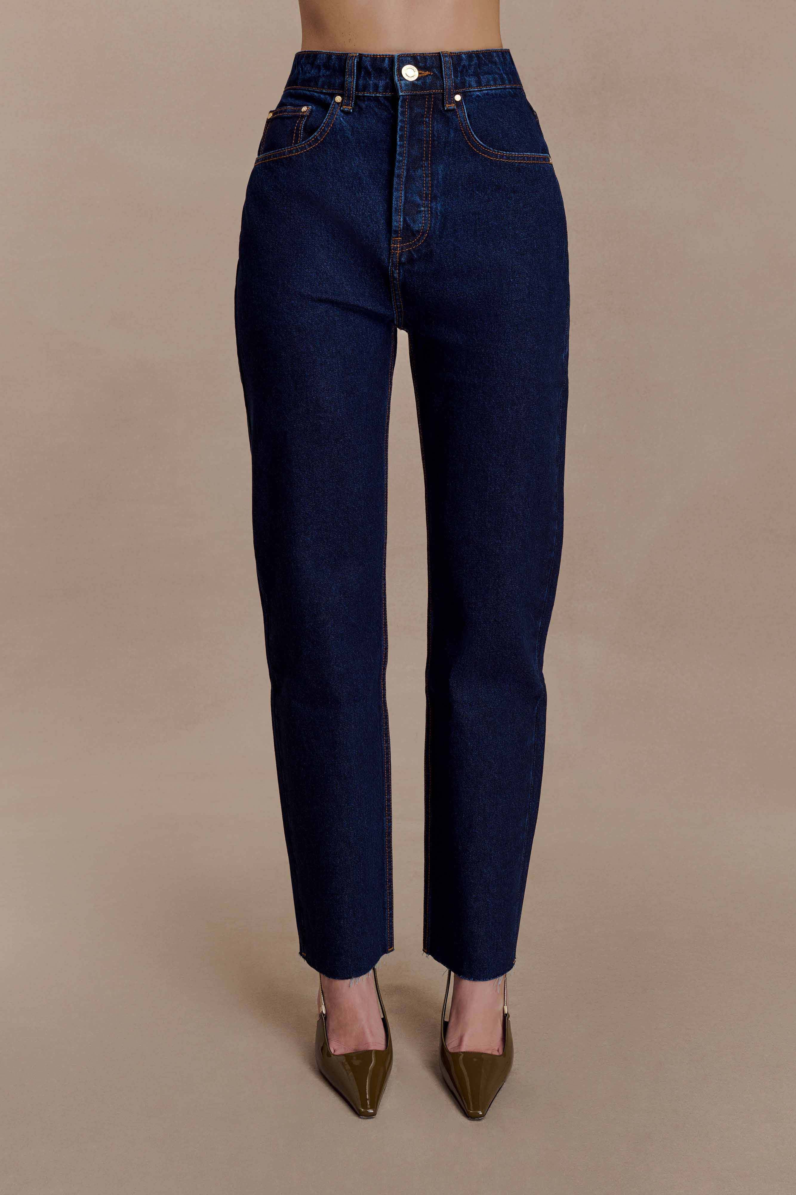Tina Mom Jean - Indigo Blue - Image 8