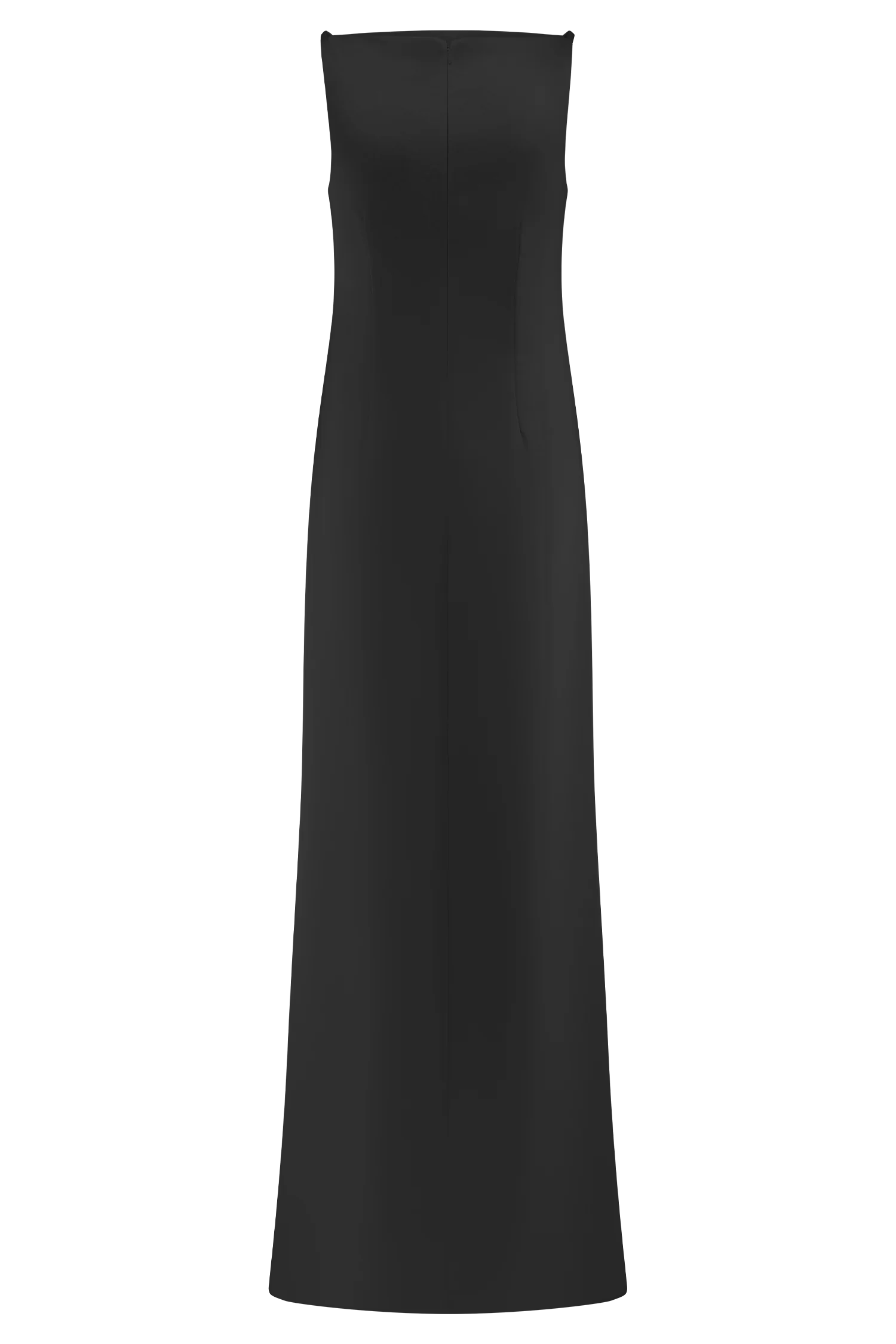Violet Sleeveless Satin Maxi Dress - Black - Image 13