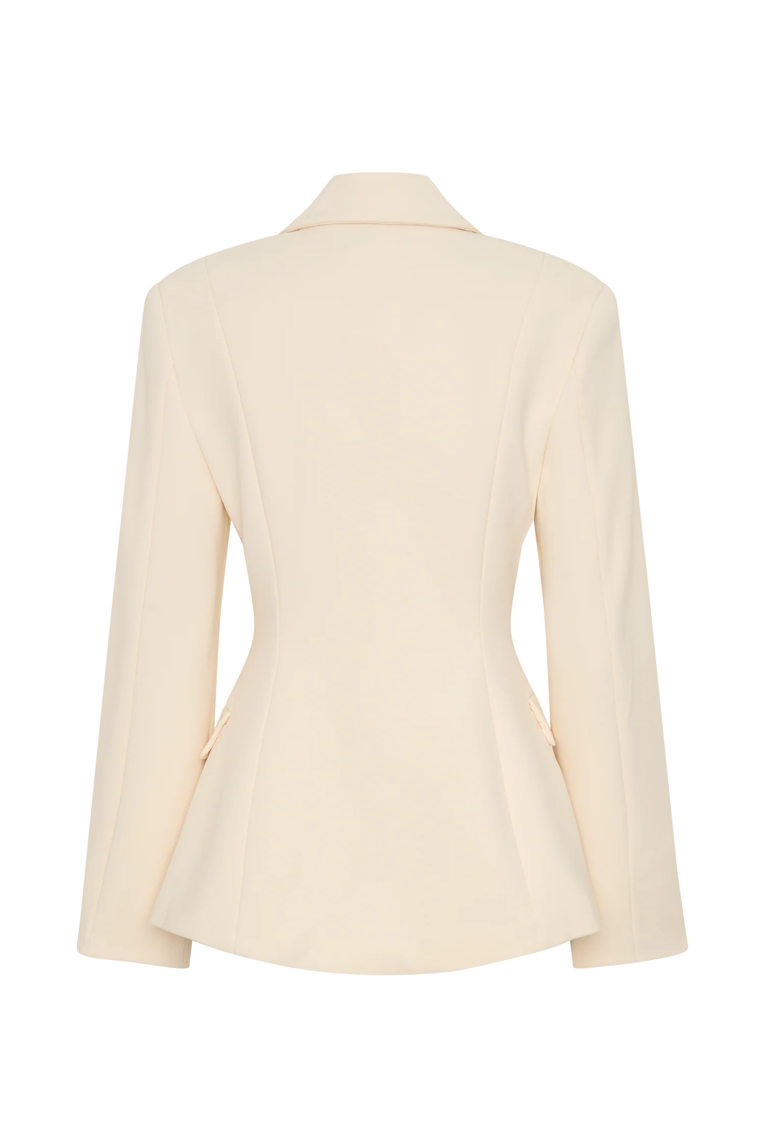 Wesley Structured Blazer - Buttercream - Image 8