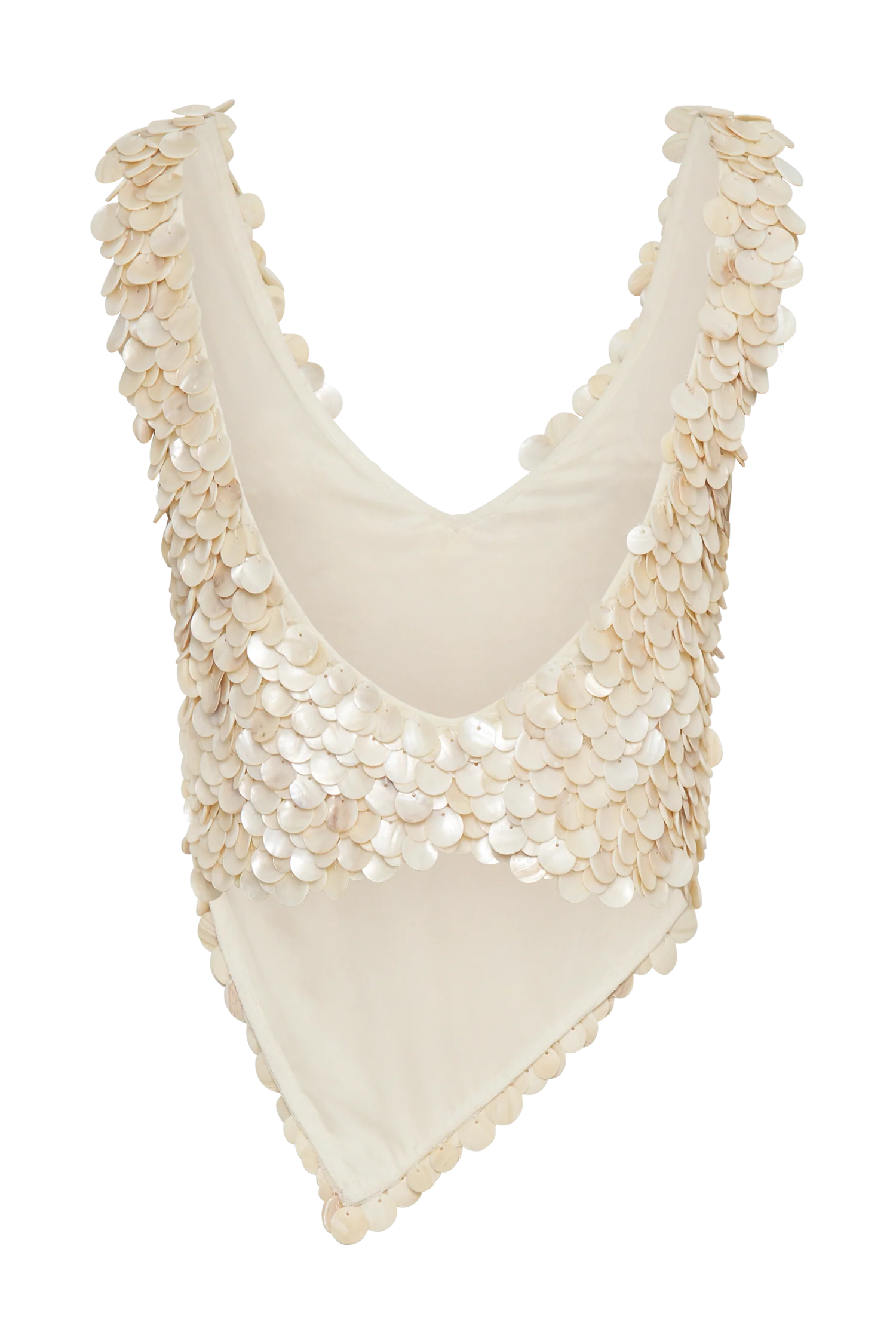 Willow Mother Of Pearl Halter Top - Pearl - Image 15