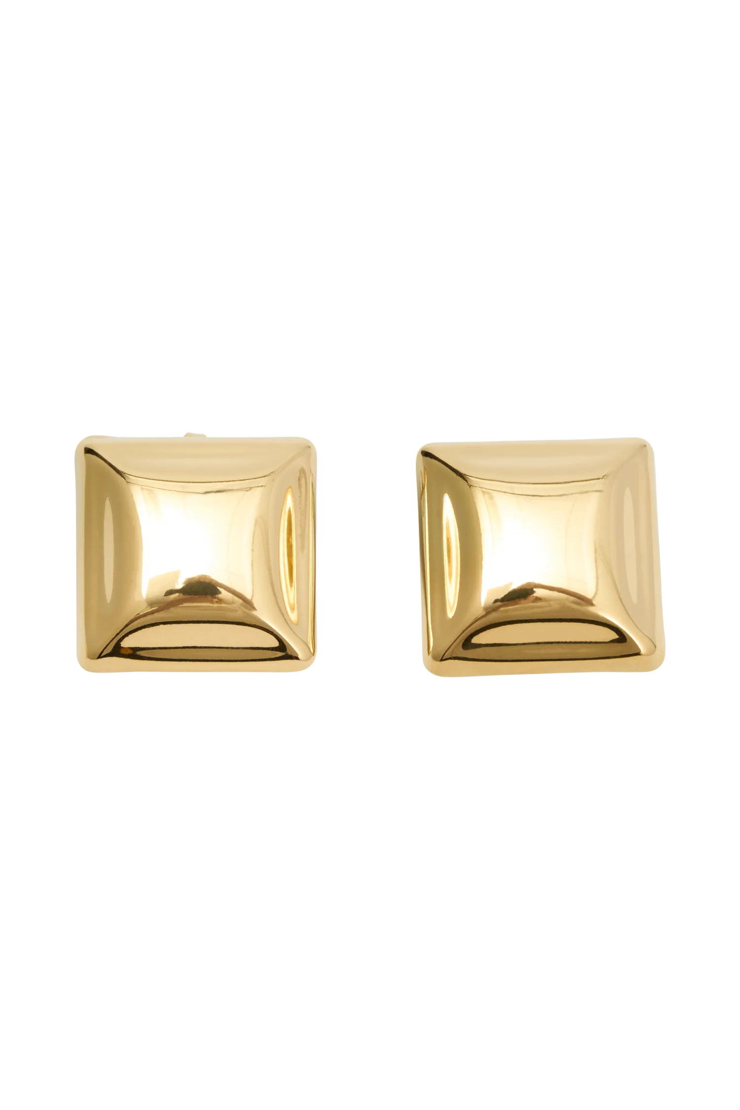 Wilma Square Earrings - Gold - Image 8
