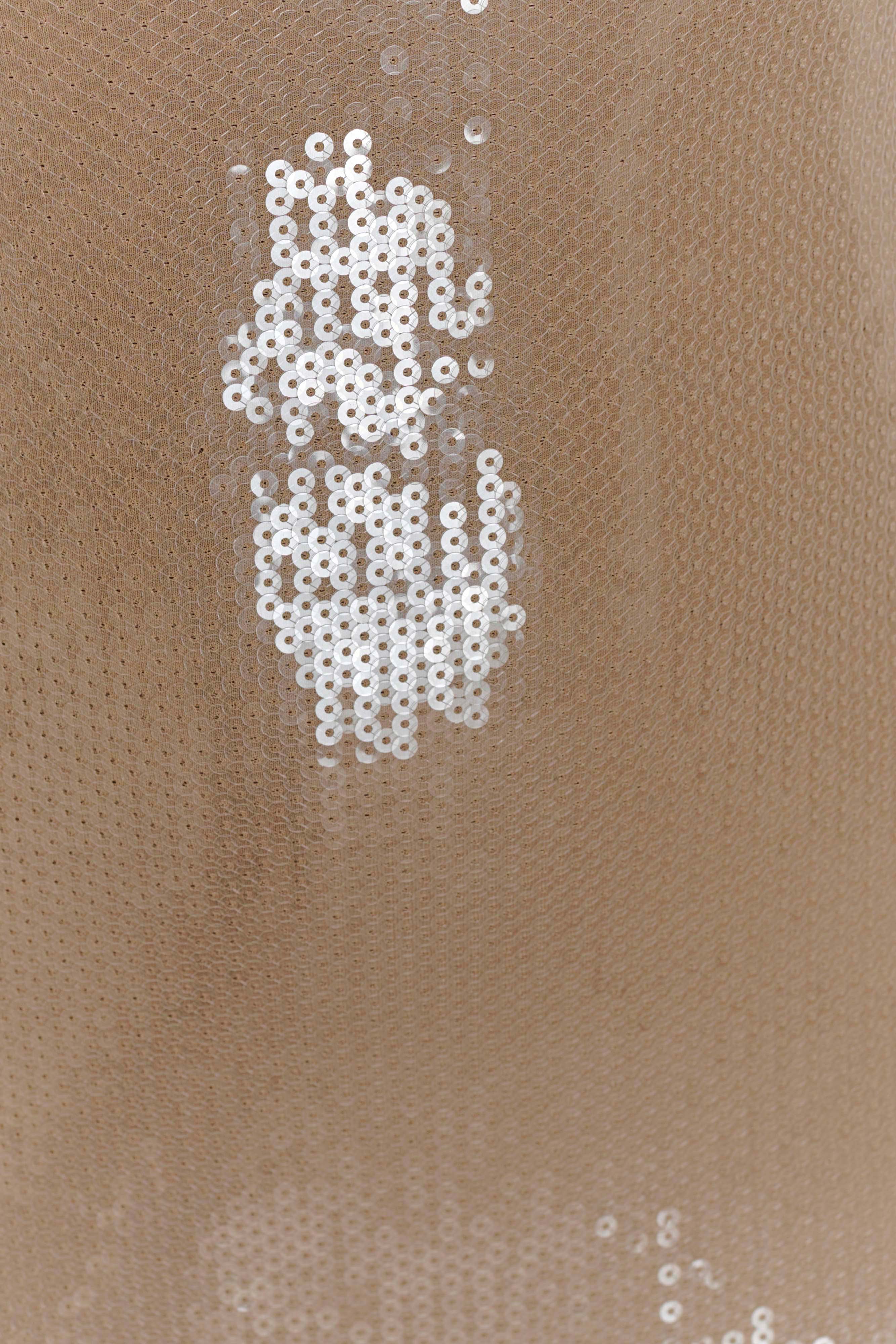 Winston Strapless Sequin Maxi Dress - Taupe - Image 6