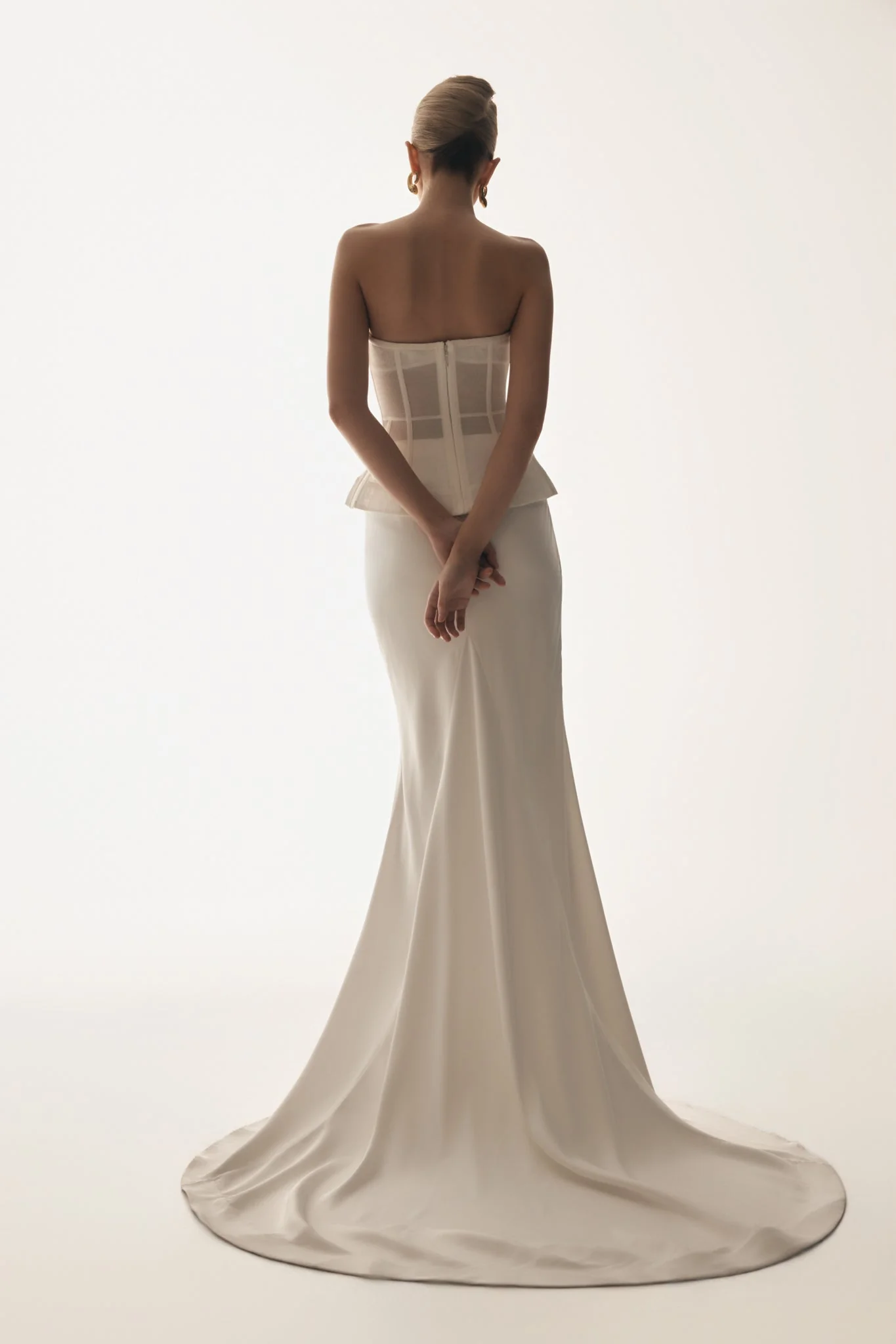 Zoe Structured Corset - White - Image 4